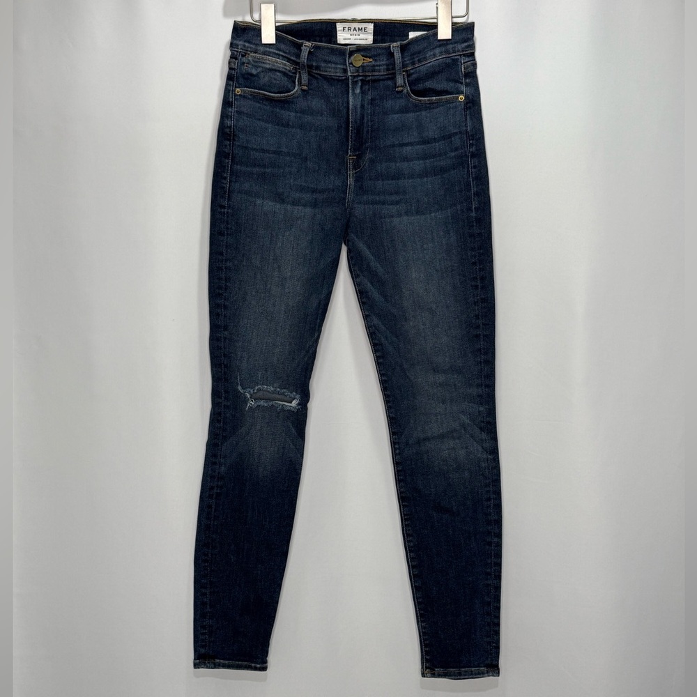 Frame Denim Le High Skinny Jeans in Blue Heren Size 27